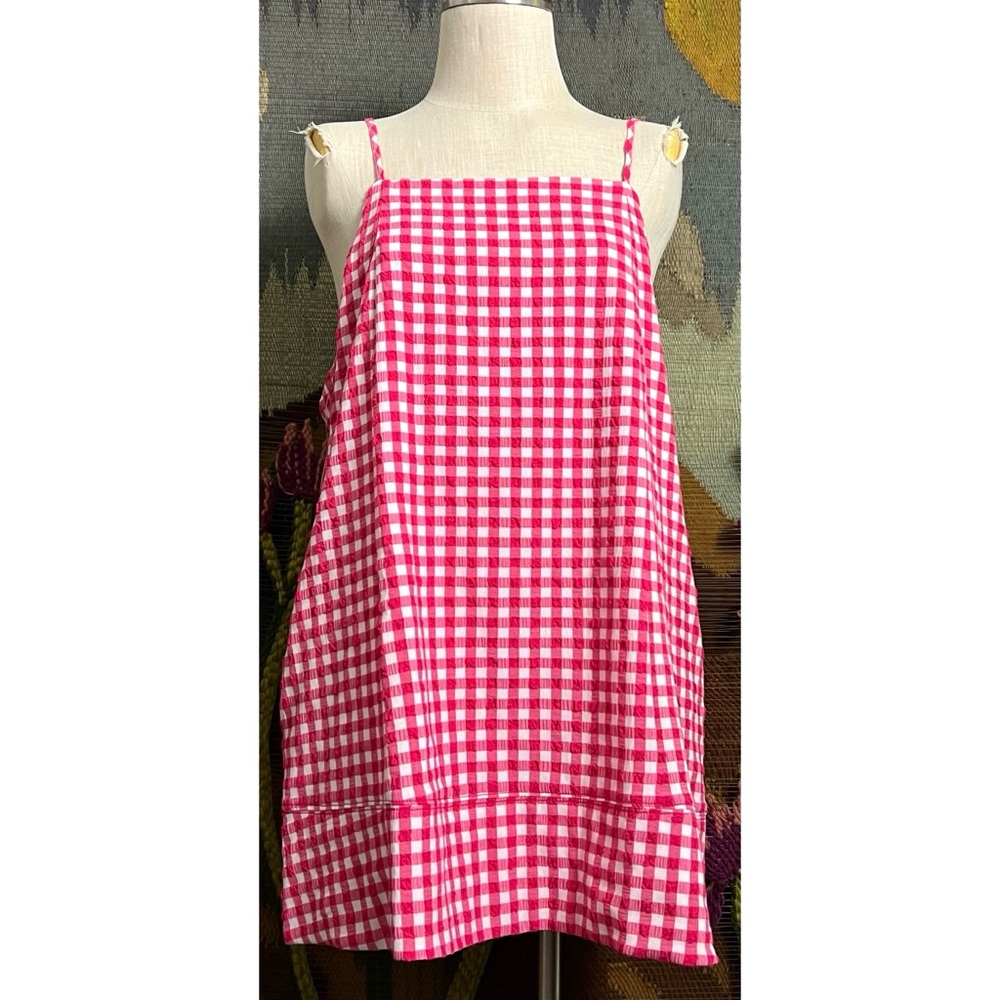 Anthropologie Gingham Dress LP